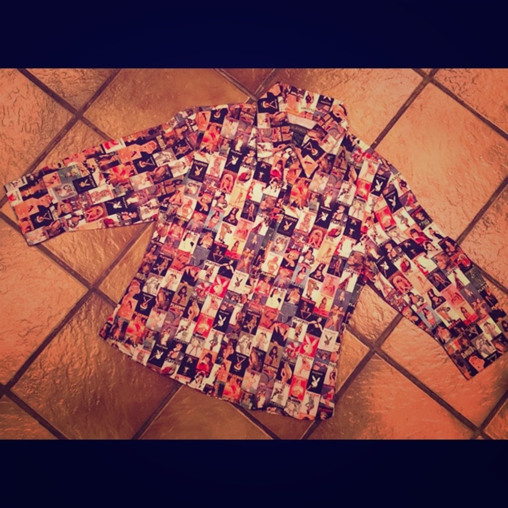 RARE Vintage PLAYBOY Playmates Button-Up Shirt